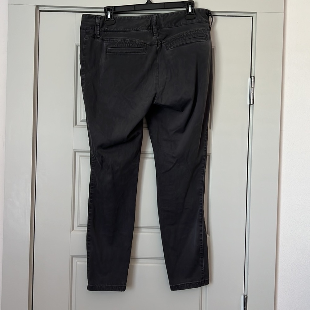 LOFT gray‎ chinos skinny pants Sz 10 - Picture 3 of 8